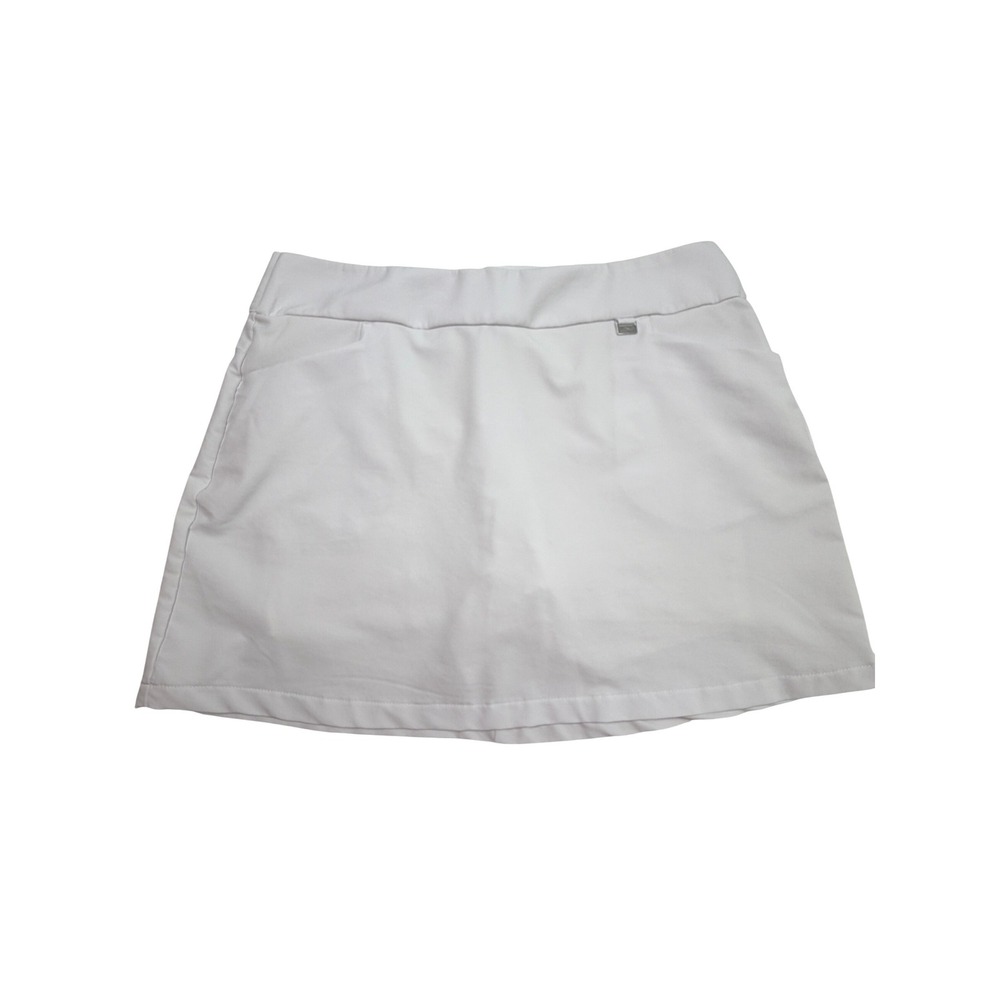 Greg Norman Golf Tennis Skort Athletic Skirt Women Large White PlayDry Stretch